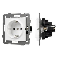 Изображение Механизм электрической розетки SCT-MEU1-PL-WH-V (250V, 16A) (Arlight, -)